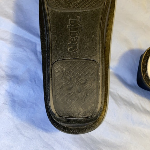 ALEGRIA Classis Clog in Black Houndstooth Maxi sz 36 EUC - Picture 7 of 8